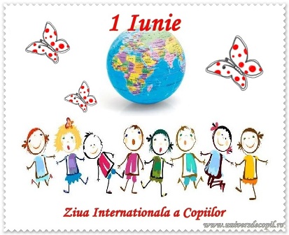 Versuri pentru ziua internationala a copilului 1 iunie